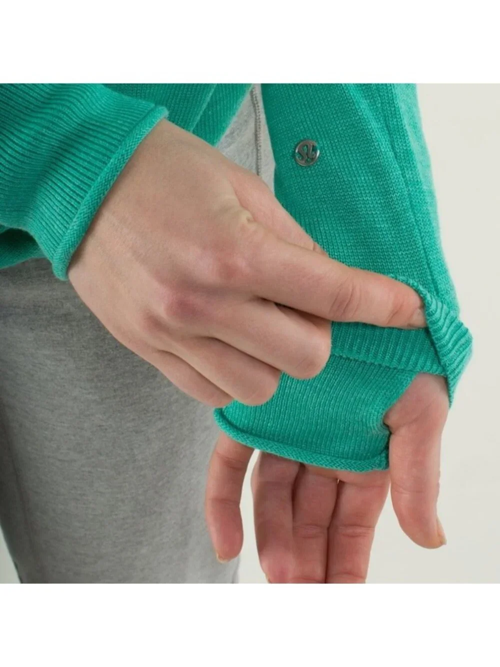 Lululemon Iconic Sweater Wrap Heathered Bali Breeze